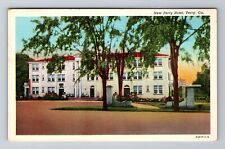 Perry GA-Georgia, New Perry Hotel, Advertising, Vintage c1945 Souvenir Postcard picture