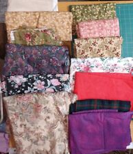 Vtg LOT  FABRICS Variety  Floral Over 10 Lbs New Old Stock 12 Different Quilting picture
