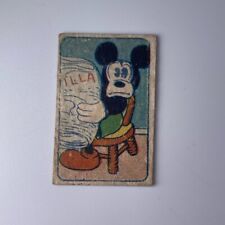 Mickey Mouse Vintage Super rare card Mini menko japanese No,4 picture