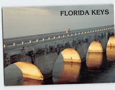 Postcard Florida Keys Bridge Golden Arches USA picture