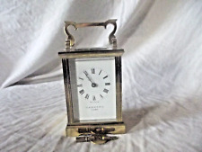 GARRARD of LONDON Lacquered Brass Case Carriage Timepiece picture
