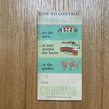 1965 HOW TO CONTROL INSECTS with CHLORDANE Reference Guide ~ Lawn-Home-Garden picture