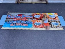 Large Hooters Restaurant Sign Vinyl Banner Seafood Sunday picture