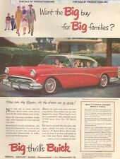 1957 Buick Super Color Original - Classic 10x13 Vintage Advertisement Ad LG4 picture