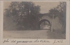 Bridge Over Road Culvert Yalesville Connecticut 1905 RPPC Photo Postcard picture