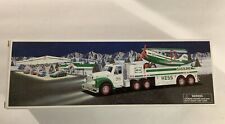 2002 HESS Toy Truck and Bi-plane In Original Box Yellow & Green New Open Box picture