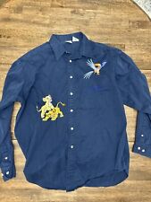 Vintage 1990s Disney Store Shirt Mens Large Navy Blue Lion King Nala Simba Zazu picture