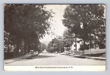 Farmington NH-New Hampshire, Main Street Looking South, Vintage Postcard picture