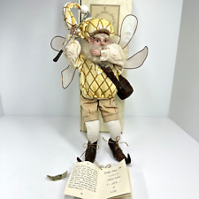 Mark Roberts Limited Edition 15” Golfer Fairy Small 51-35108 Yellow w Box RARE picture