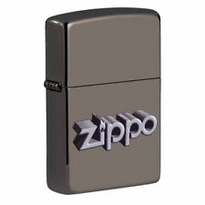 Zippo 3D Logo Black Ice Windproof Lighter, 49417 picture