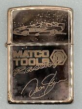 Vintage 1996 Matco Racing Dean Skuza Silver Plated Zippo Lighter picture