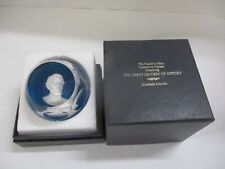 Franklin Mint Bicentennial Cameo Crystal Paperweight Abraham Lincoln picture