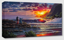 Disney Fine Art Treasures on Canvas Lilo + Stitch Share A Sunset-Gonzalez picture