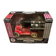 Texaco Gearbox  1918 Ford Runabout Tow Truck Die Cast Metal Coin Bank NEW picture