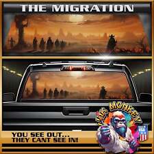The Migration - Truck Back Window Graphics - Customizable picture