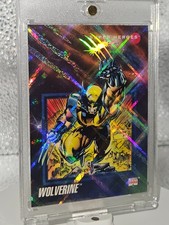 Custom Impel 1992 Marvel Universe 3 Wolverine #38 Holographic Refractor Card picture