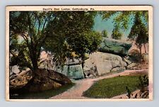 Gettysburg PA-Pennsylvania, Devil's Den Lodge, Antique, Vintage c1926 Postcard picture