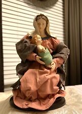 Beautiful Vintage Mother Mary and Baby Jesus Figurine picture
