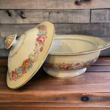 SPOTO White & Floral Pastels Soup Casserole Tureen Made In  Occupied JAPAN picture