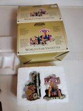 Mr. Christmas Worlds Fair Vignettes Hot Dog Stand and Carriage With Box picture