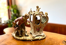 Antique Meissen Style Porcelain Romantic Figurine Group picture