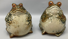 (2)Vintage Anthropomorphic Ceramic Bullfrog 5