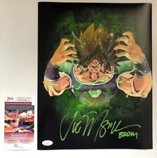 Vic Mignogna Signed Autographed 11x14 Photo Dragon Ball Z Super Broly JSA COA 7 picture