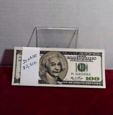 $2,500 ALBERT EINSTEIN Famous Scientist Novelty Prop Replica $100 Dollar Bills picture