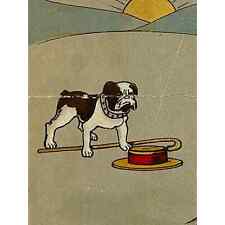 Antique 1910 Ephemera HSV Litho Co Postcard Humorous Bulldog W/ Man In Tree SEE picture