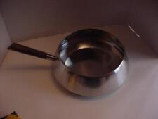 Alessi by International Stainless chafing pan with wood handle picture