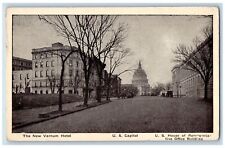 c1920's New Varnum Hotel & Restaurant US Capitol Building Washington DC Postcard picture