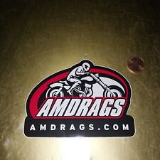 MOTORCYCLE DRAG RACING Sticker / Decal  ORIGINAL OLD STOCK picture