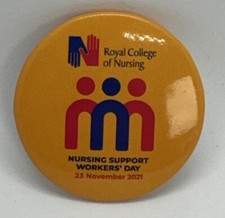 Royal College of Nursing support workers day 23 November 2021 badge picture