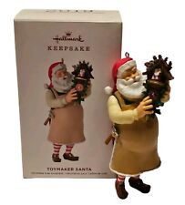 2019 Hallmark Keepsake Toymaker Santa 20th In Series Christmas Holiday Ornament picture