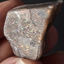 Polished Rainbow Lattice Sunstone Tanzania Crystal Specimen 9.9g R131 picture