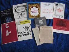 JOB LOT OF 9 x OLD THEATRE PROGRAMMES 1960/70'S picture