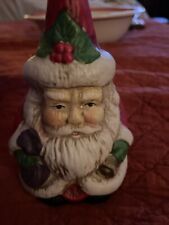 Artmark Vintage Porcelain Santa Clause  Hand Painted 6” Tall 8” Round picture