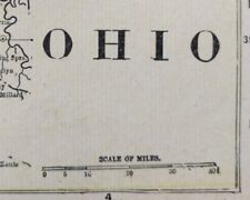 Vintage 1900 OHIO Map 14