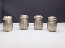 VINTAGE EMPIRE 730 SILVER PEWTER SALT & PEPPER SHAKER SET MADE IN U.S.A. BNIB picture