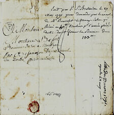 1791 Letter Breteniere Trainee - Goldsmith À Paris At N.R.masson Court Lamoignon picture