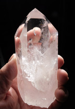 Big Polished Quartz Crystal with RAINBOWS Brazil 489gr picture