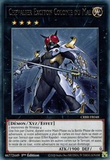 Yu-Gi-Oh Chevalier Exciton Colonie du Evil Rare CRBR-FR048 1st Edition FR picture