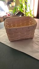 Longaberger 2001 Whitewashed Small Catch All Basket picture
