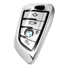 Creativity For BMW X5 Key Fob Cover accessories (Silver Key Case) picture
