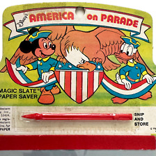 Vintage Disneyland Patriotic America on Parade MAGIC SLATE TOY Unused 1976 picture