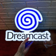 SEGA Dreamcast Sign for Gaming Room Decor | 3D Printed LED Lightbox with Extra L picture