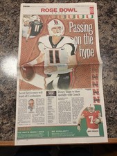 2001 Miami Hurricanes Football Newspaper. National Championship Preview picture