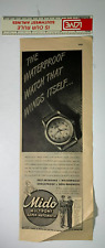 Mido Watch Company Print Ad Esquire Magazine July 1943 5
