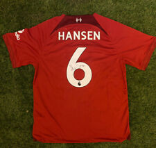 ALAN HANSEN - Signed LIVERPOOL SHIRT **COA** Premier League picture