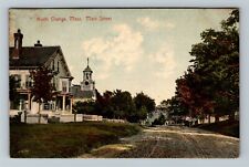 Orange MA, Main Street North, c1910 Massachusetts Vintage Postcard picture